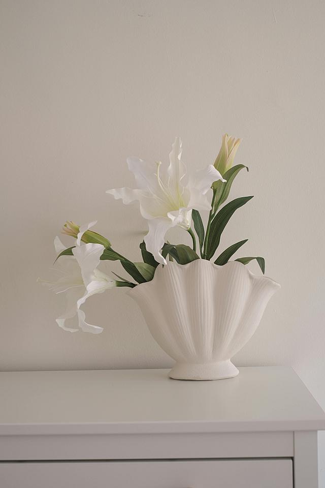 Flowers in Vase on Table - Photo